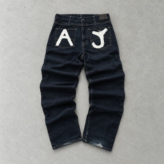 Y2K Armani Pants Baggy Navy Rare (W40 | DE 56)