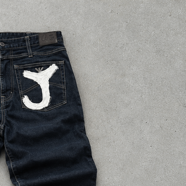 Y2K Armani Pants Baggy Navy Rare (W40 | DE 56)