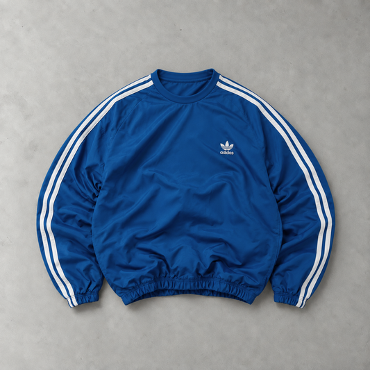 Adidas Sweatshirt Blue/White Rare (M)