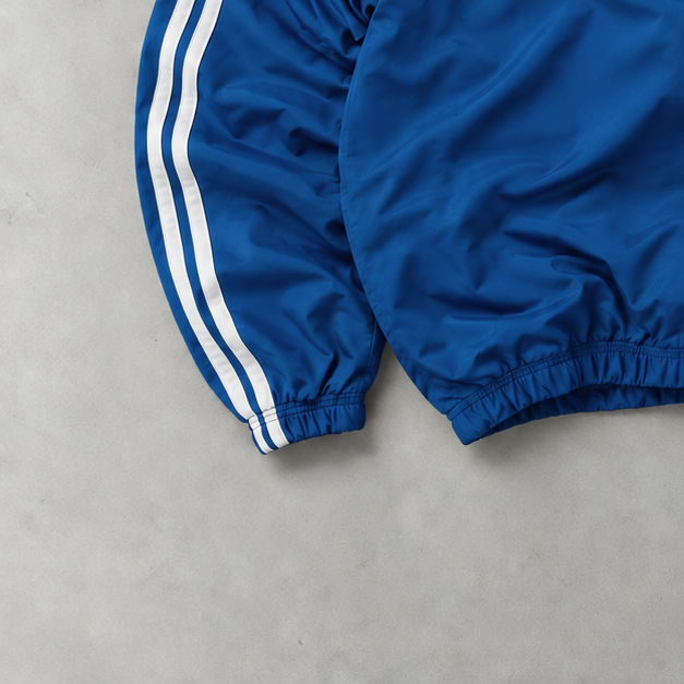 Sweat-shirt Adidas bleu/blanc rare (M)