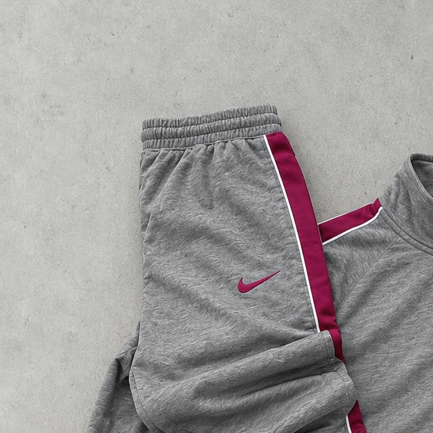 Y2K Nike Tracksuit Grey Rare (M)