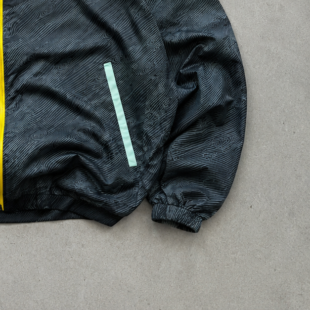 Nike Windbreaker Black, Yellow Rare (L)