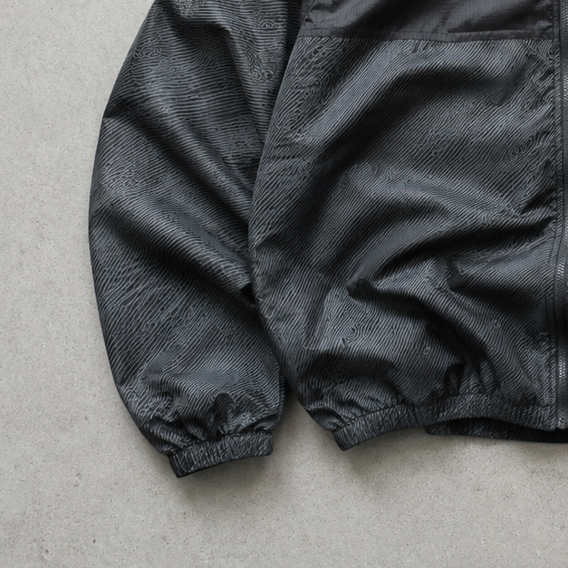 Nike Windbreaker Black, Yellow Rare (L)