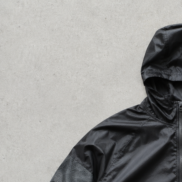 Nike Windbreaker Black, Yellow Rare (L)