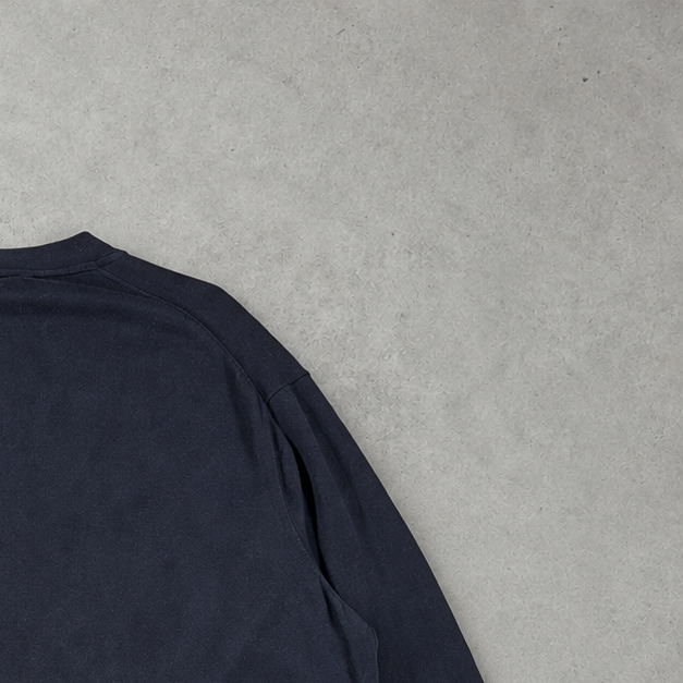 Ralph Lauren Cardigan Marineblau Rare (XXL) Stitched Logo
