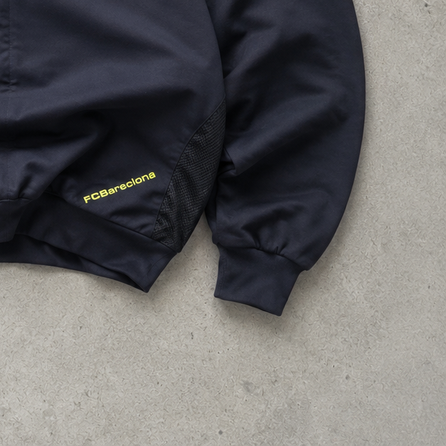 FC Barcelona Vintage Nike Track Jacket Navy, Black Rare (XL)