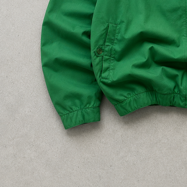 Lacoste Harrington Jacket Green Rare Stitched Logo (L)
