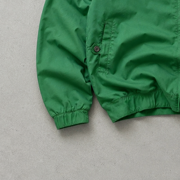 Lacoste Harrington Jacket Green Rare Stitched Logo (L)