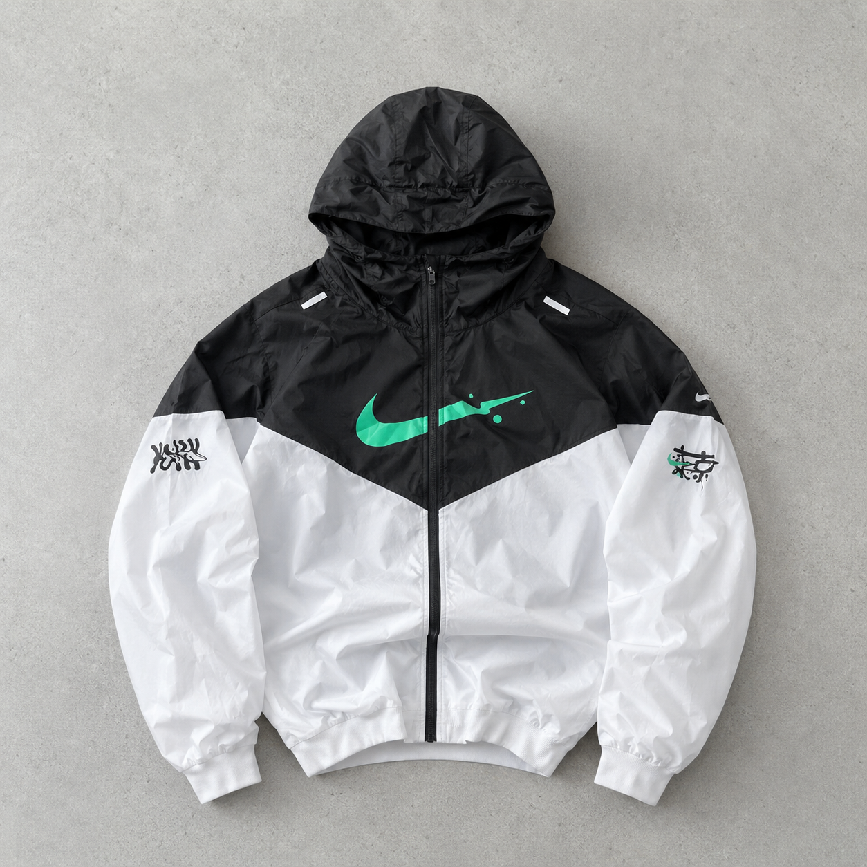 Nike Jacket Black, White Limited (XL)