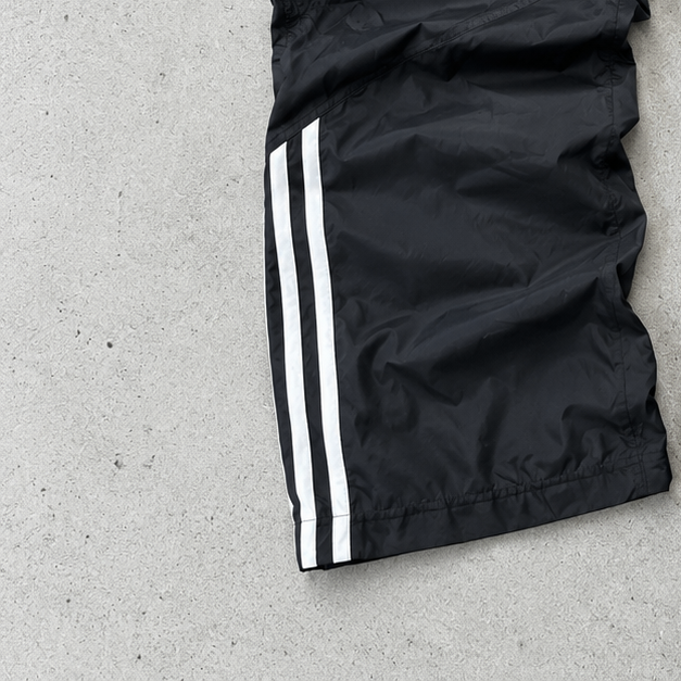 2000s Adidas Track Pants Schwarz Limited (M)