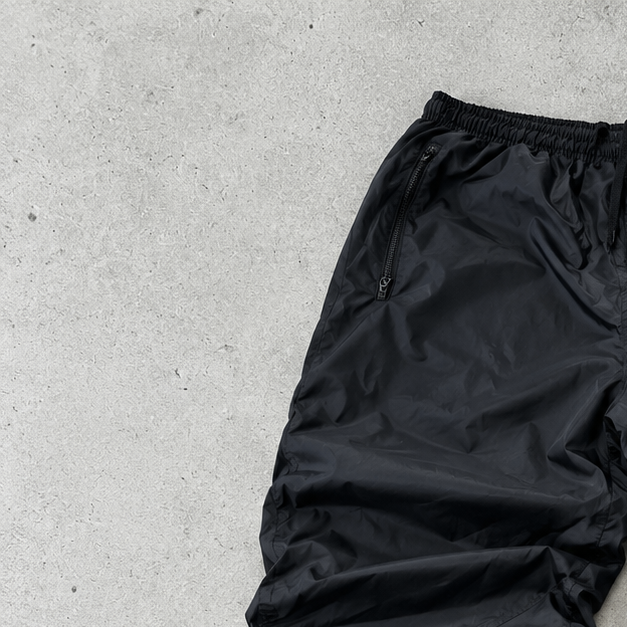 2000s Adidas Track Pants Schwarz Limited (M)