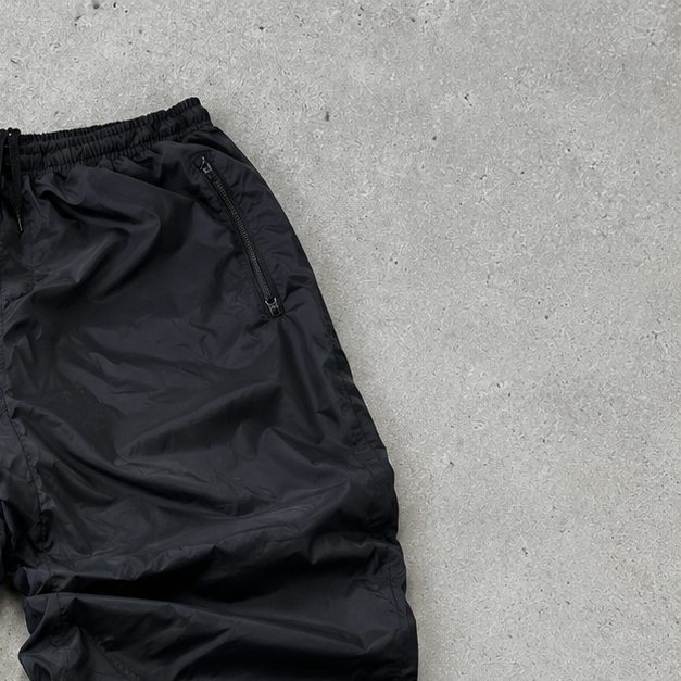 2000s Adidas Track Pants Schwarz Limited (M)