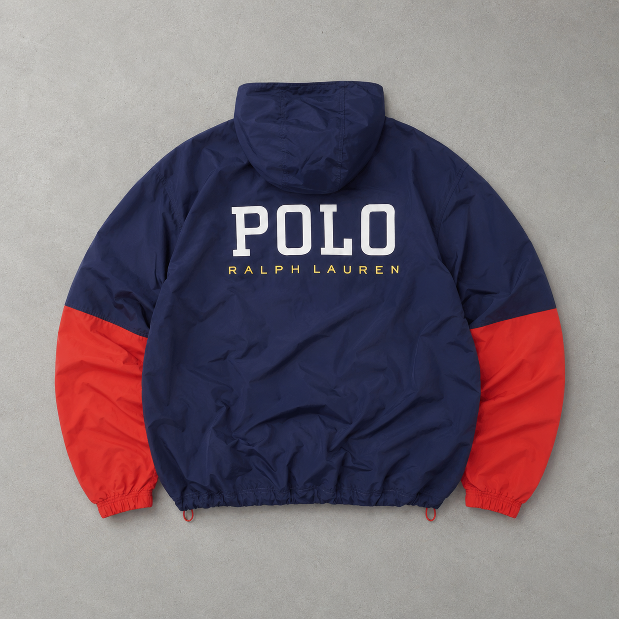 Ralph Lauren Hoodie Marineblau, Orange Limited (S)