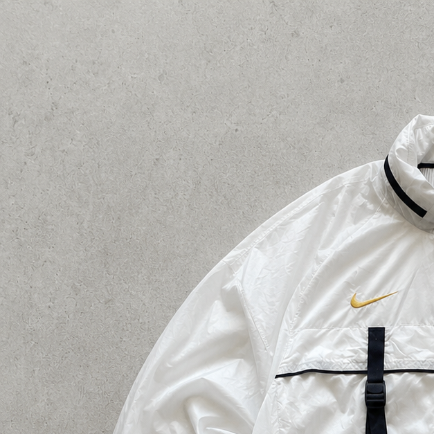 France Nike Windbreaker White, Black Rare (Size M)
