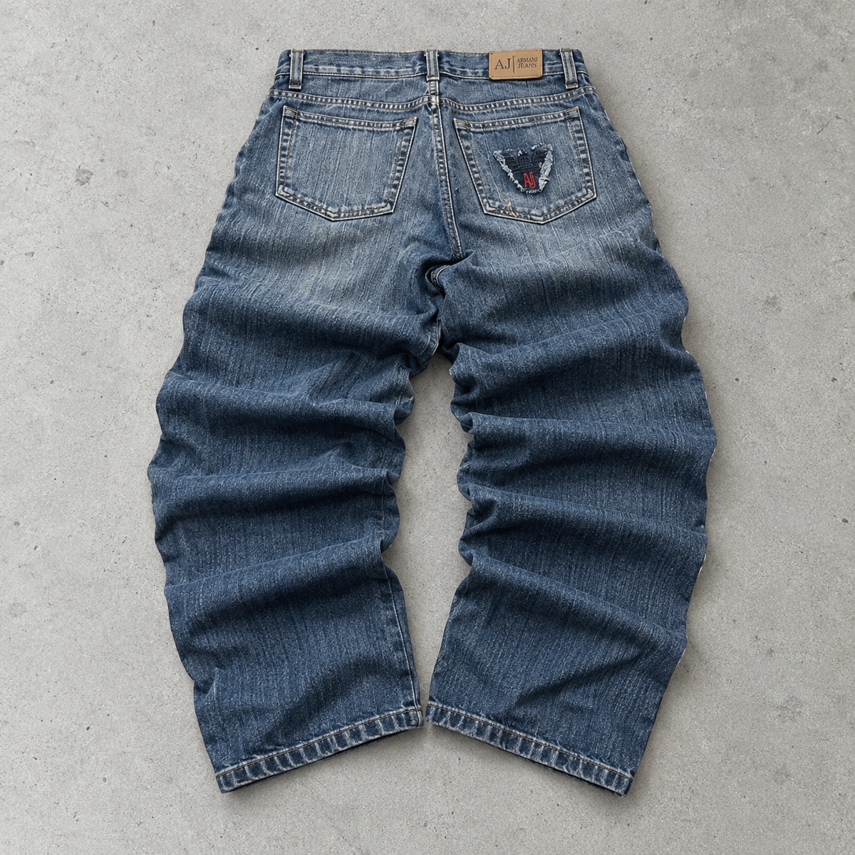 Y2K Armani Jeans Bootcut Jeans Blue Rare (M)