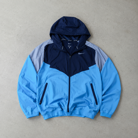 Nike Windbreaker Hellblau, Marineblau Limited (S)