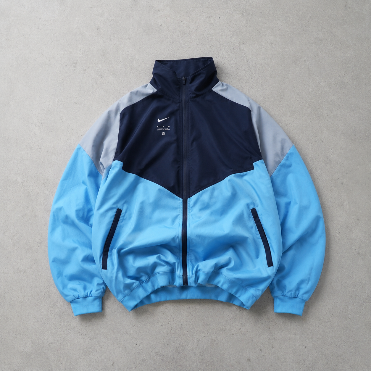 Nike Windbreaker Hellblau, Marineblau Limited (S)