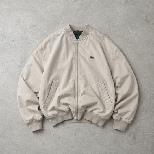 90s Lacoste Harrington Jacket Beige Limited (L)