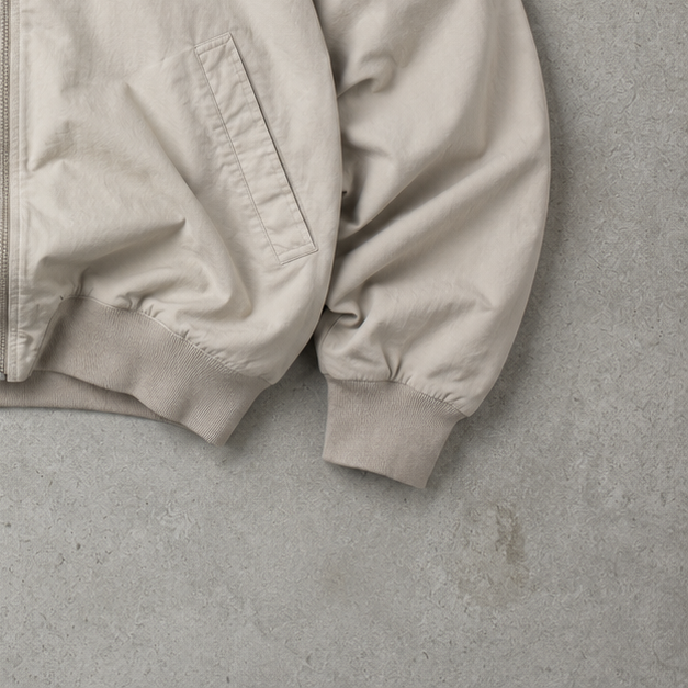 90s Lacoste Harrington Jacket Beige Limited (L)
