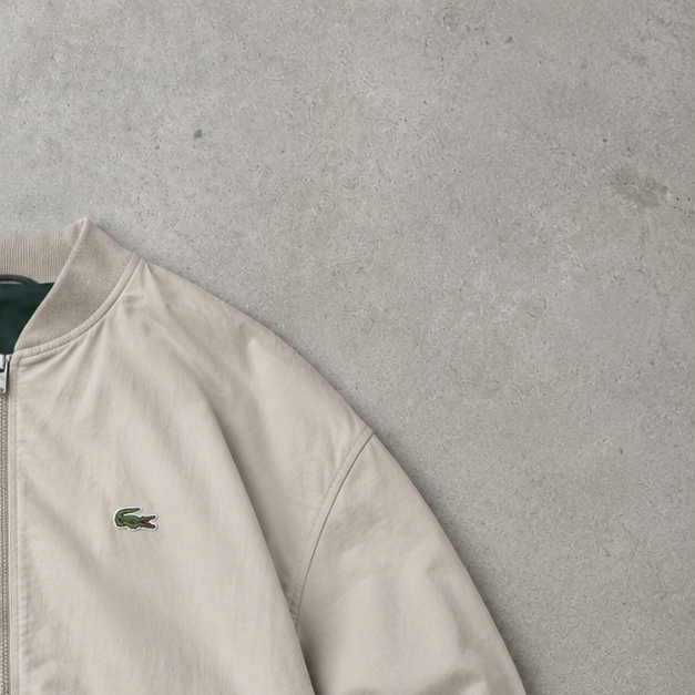 90s Lacoste Harrington Jacket Beige Limited (L)
