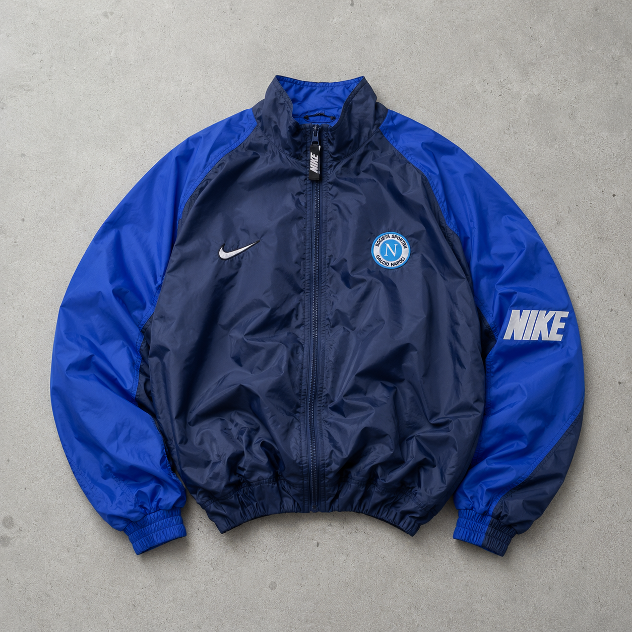 1997 Nike Jacket Marineblau Rare (L) Stitched Logo