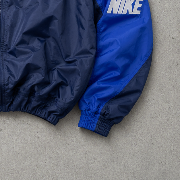 1997 Nike Jacket Marineblau Rare (L) Stitched Logo