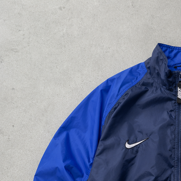 1997 Nike Jacket Marineblau Rare (L) Stitched Logo