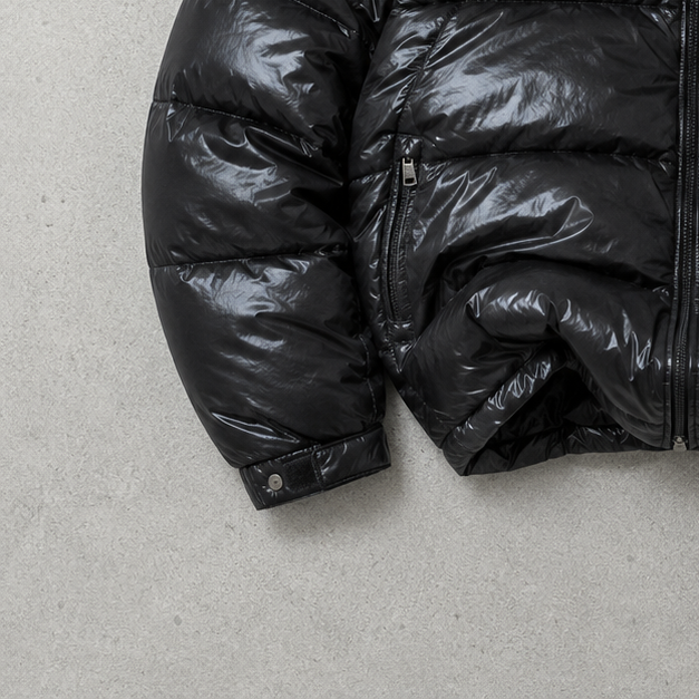 Ralph Lauren Puffer Jacket Black Limited (M) Stitched Logo