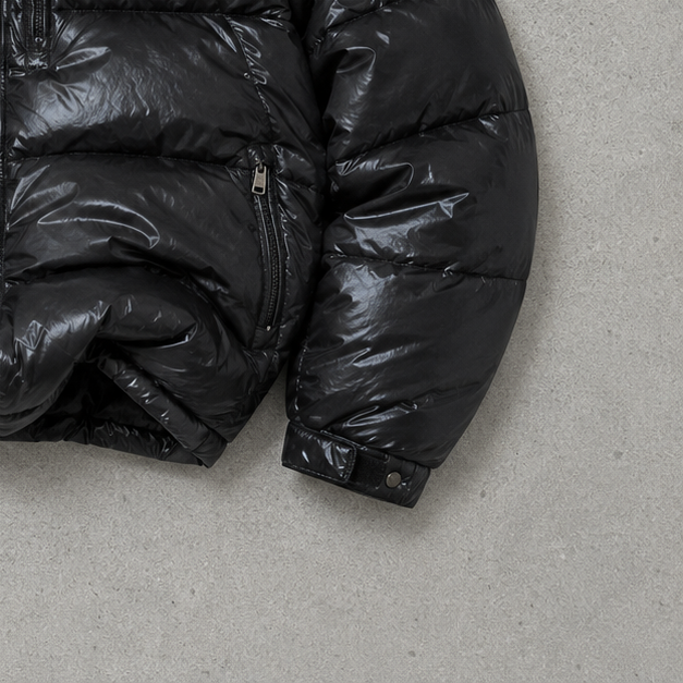 Ralph Lauren Puffer Jacket Black Limited (M) Stitched Logo