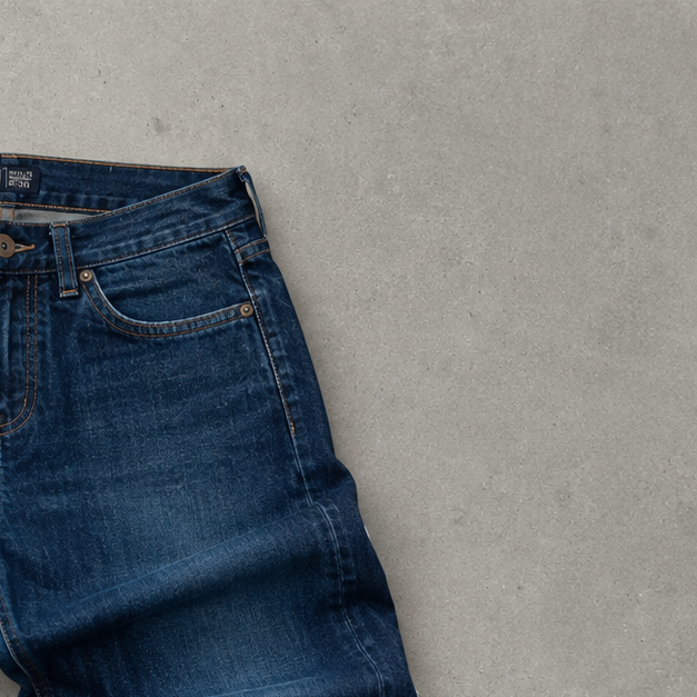 90s Vintage Armani Jeans Baggy Jeans Marineblau Limited (W32 | DE 48)