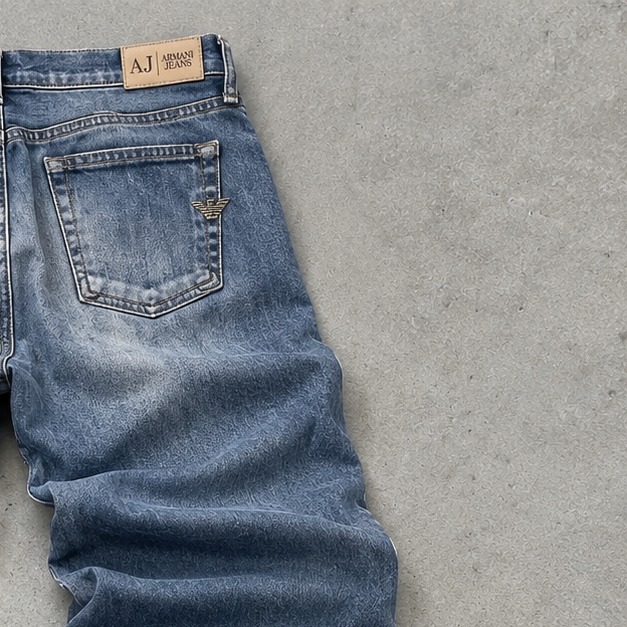 Y2K Armani Jeans Bootcut Jeans Blue Rare (M)