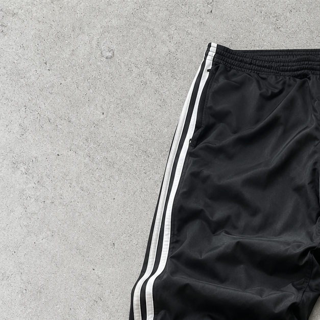 Y2K Adidas Track Pants Schwarz Limited (L)