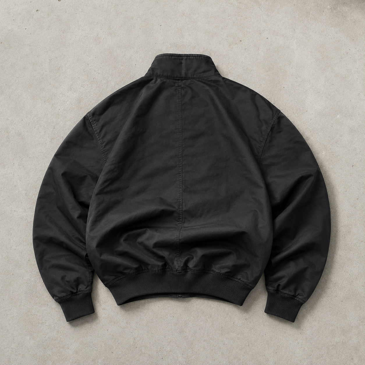 Lacoste Harrington Jacket Navy Rare Stitched Logo (M)