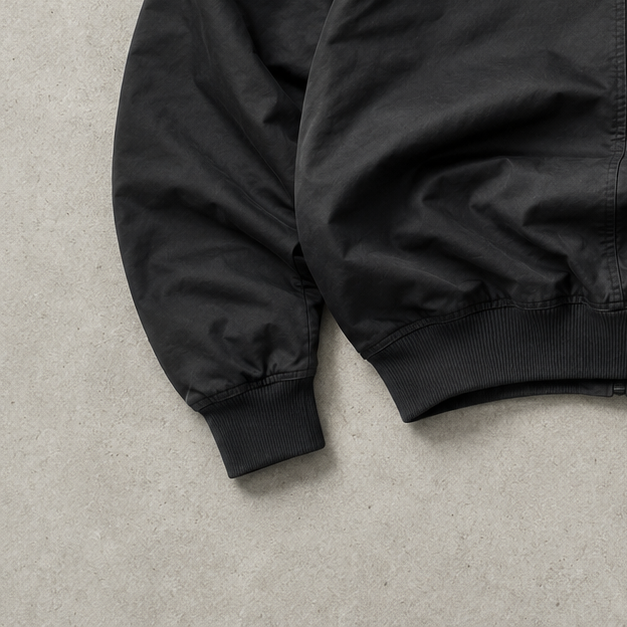 Lacoste Harrington Jacket Navy Rare Stitched Logo (M)