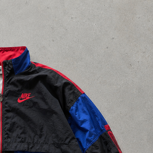 Chicago Bulls NBA 90s 1990 Nike Jacket Black, Red Rare (L)