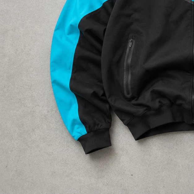 Nike Windbreaker Turquoise, Black Rare (L)