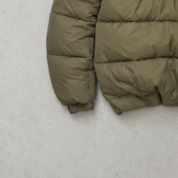 90s Ralph Lauren Puffer Jacket Khaki Limited (S)