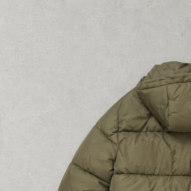 90s Ralph Lauren Puffer Jacket Khaki Limited (S)