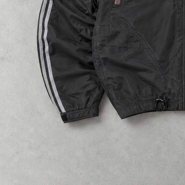 Veste de survêtement Adidas noir/gris limitée (M)
