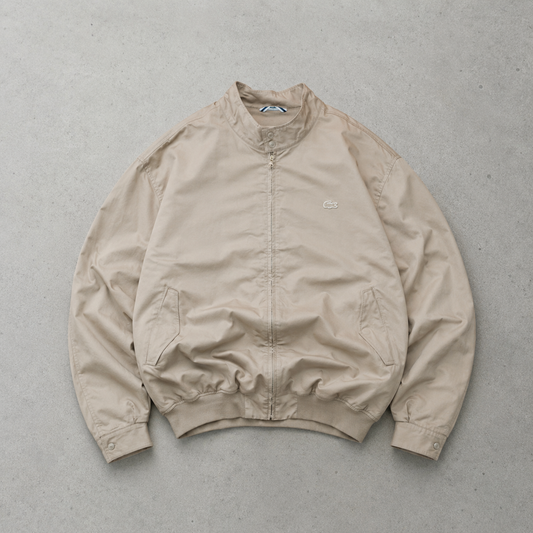 Y2K Lacoste Softshell Jacket Beige Limited (M)