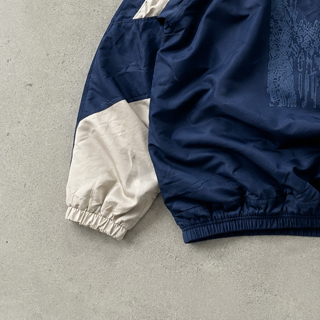 2019 Nike Windbreaker Marineblau, Creme Rare (XL) Stitched Logo