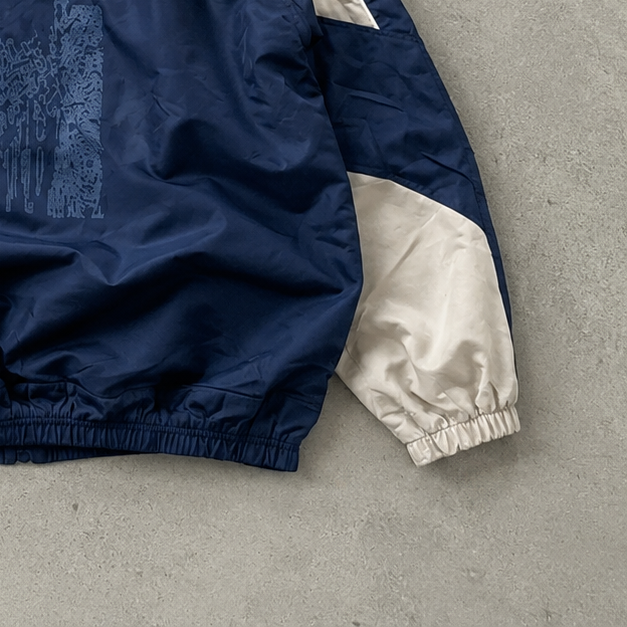 2019 Nike Windbreaker Marineblau, Creme Rare (XL) Stitched Logo