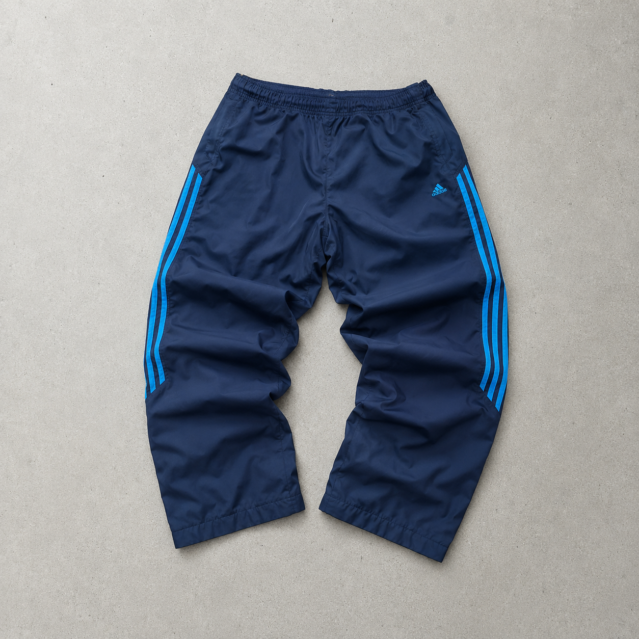 2000 Adidas Track Pants Marineblau, Blue Rare (L)