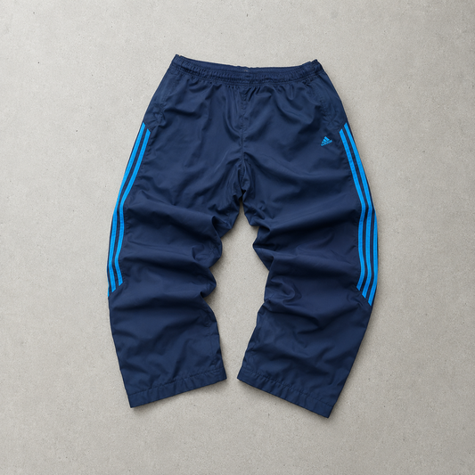 2000 Adidas Track Pants Marineblau, Blue Rare (L)
