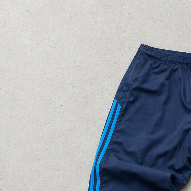 2000 Adidas Track Pants Marineblau, Blue Rare (L)