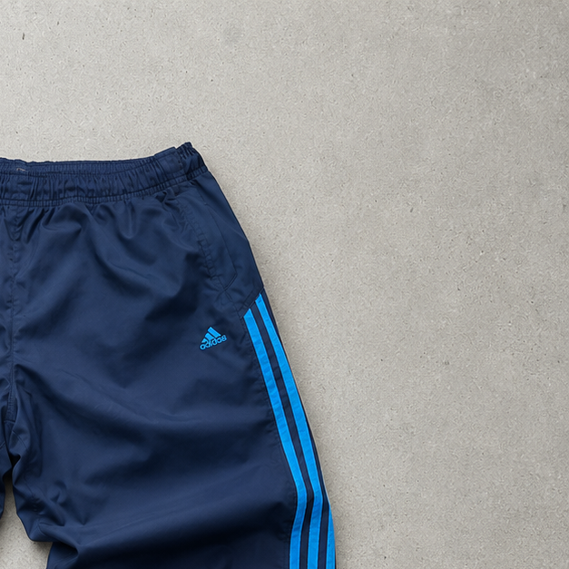 2000 Adidas Track Pants Marineblau, Blue Rare (L)