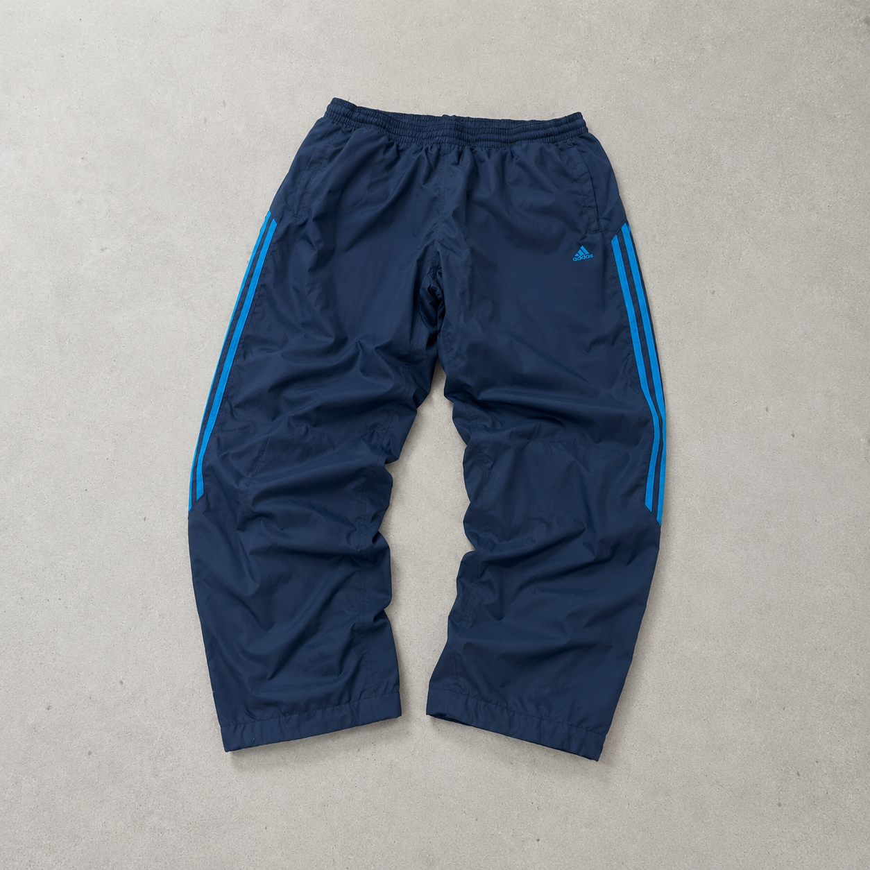 2000 Adidas Track Pants Marineblau, Blue Rare (L)
