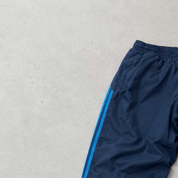 2000 Adidas Track Pants Marineblau, Blue Rare (L)
