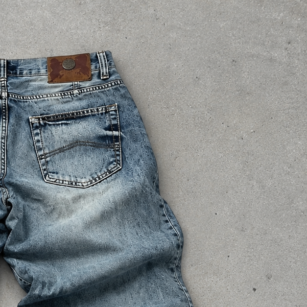 Armani Jeans Wide Leg Jeans Light Blue Rare (W33 | DE 48)
