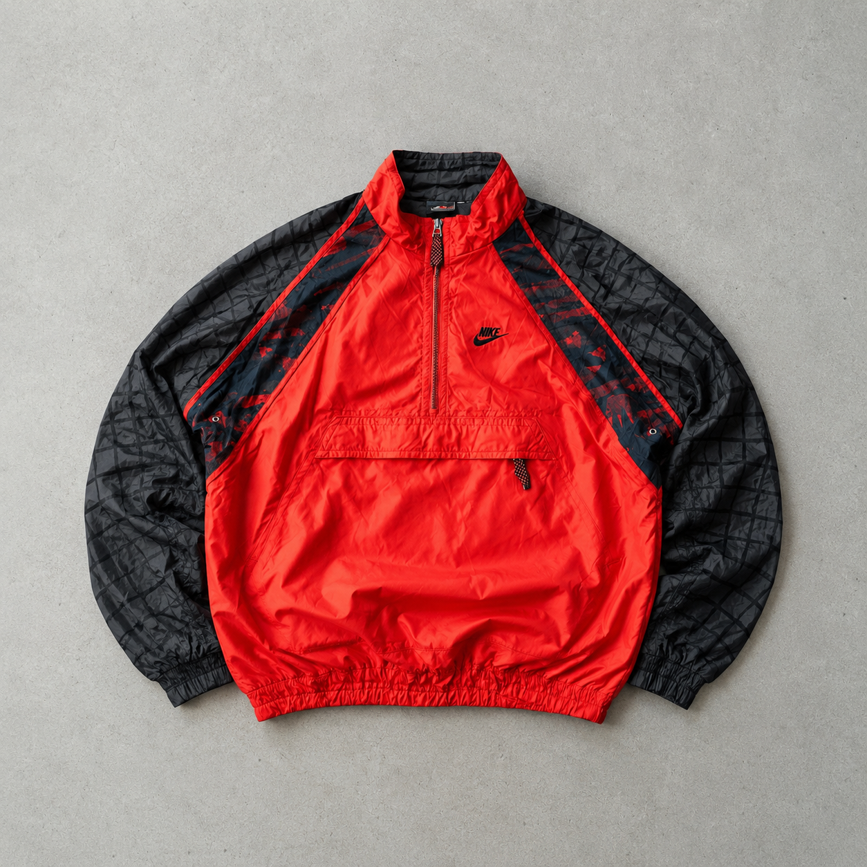 90s Y2K Nike Track Jacket Grey, Orange Rare (Size S)